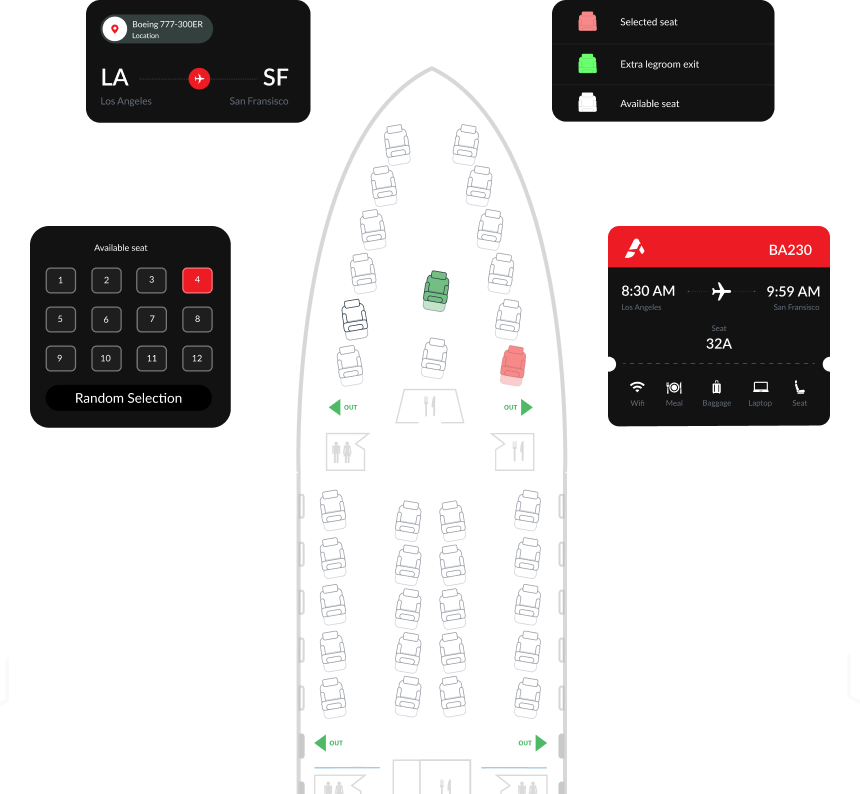 icon for selected seat